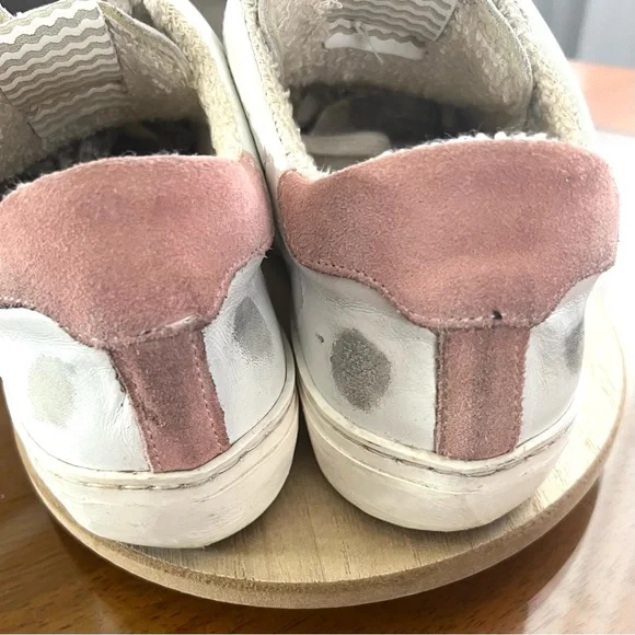 L'idea by Lori Distressed Suede/Leather Sneakers Size 38 Good Condition - Picture 11 of 11